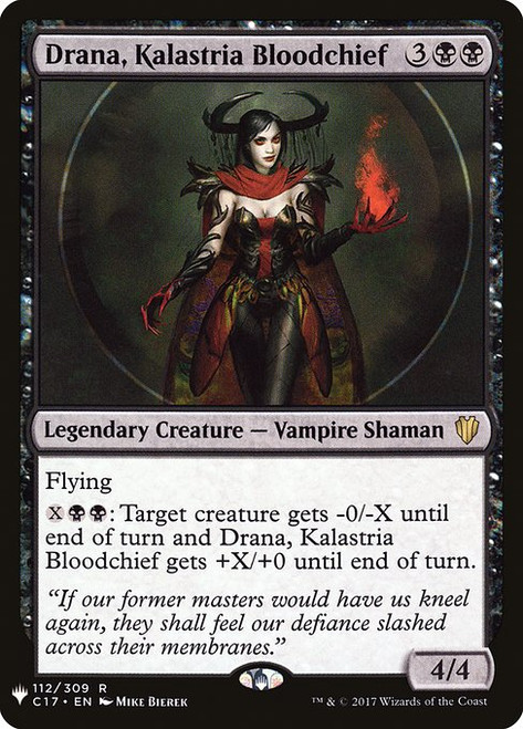 Drana, Kalastria Bloodchief (C17-112) (PLST)