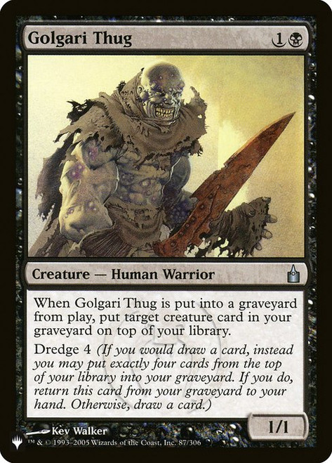 Golgari Thug (RAV-87) (PLST)