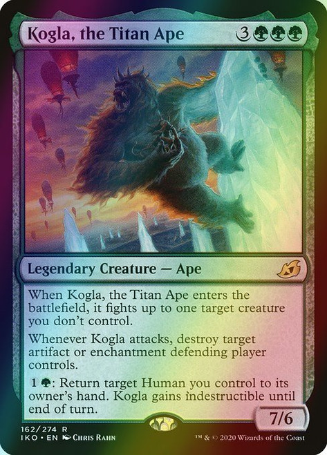 Kogla, the Titan Ape (162) (foil, IKO)