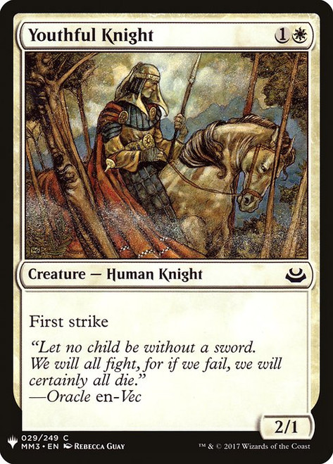 Youthful Knight (MM3-29) (PLST)