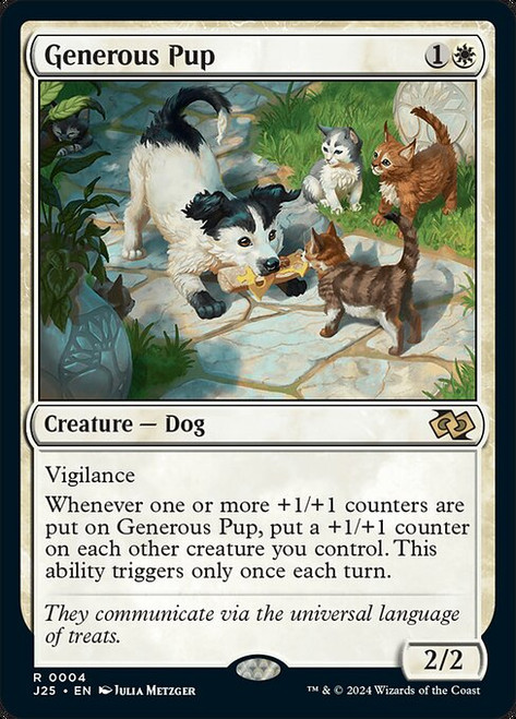 Generous Pup (4) (J25)