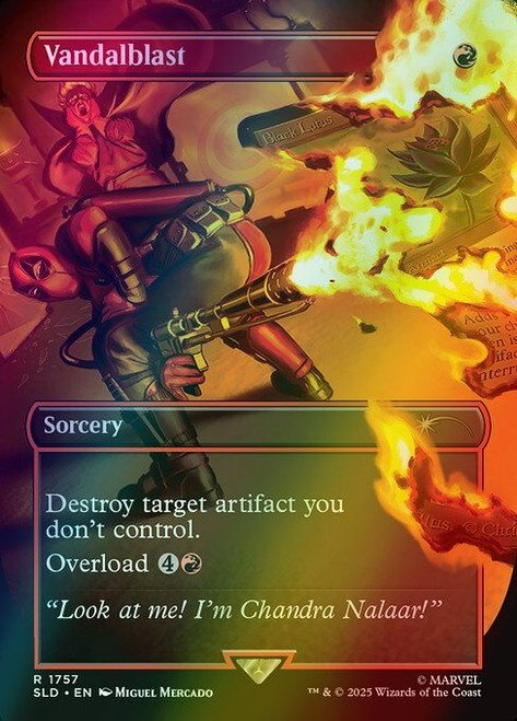 Vandalblast (Borderless - 1757) (foil, SLD)