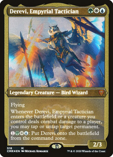 Derevi, Empyrial Tactician (518) (etched, CMR)