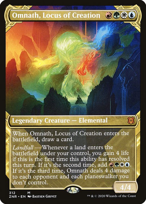Omnath, Locus of Creation (Showcase - 312) (ZNR)