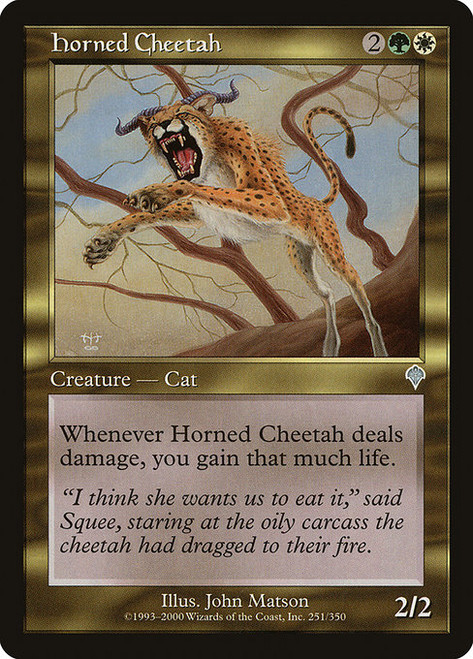 Horned Cheetah (251) (INV)