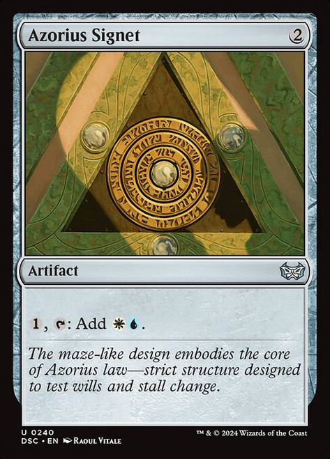 Azorius Signet (240) (DSC)