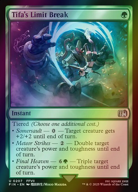 Tifa's Limit Break (207) (foil, FIN)