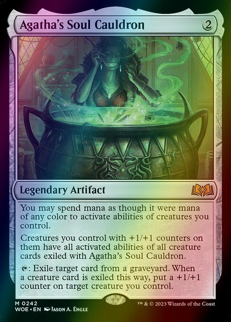 Agatha's Soul Cauldron (242) (foil, WOE)