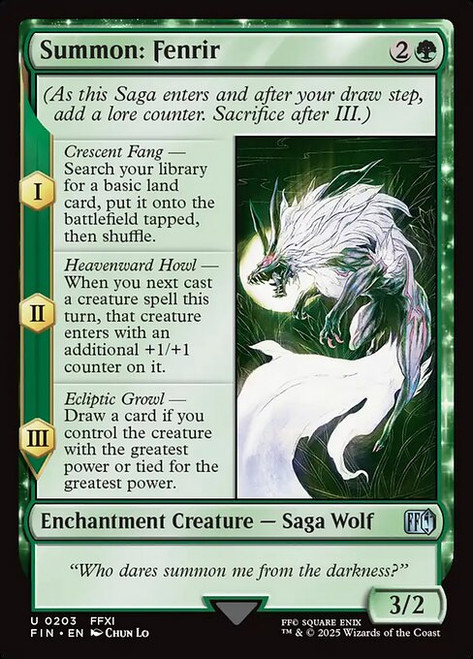 Summon: Fenrir (203) (FIN) Summon: Fenrir (203) (FIN)