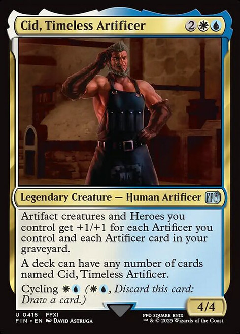 Cid, Timeless Artificer (Alternate Art - 416) (FIN)