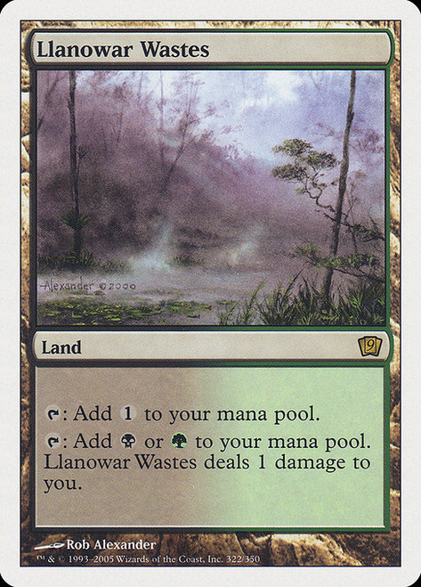 Llanowar Wastes (322) (9ED)