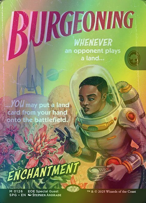 Burgeoning (Borderless - 126) (foil, SPG)