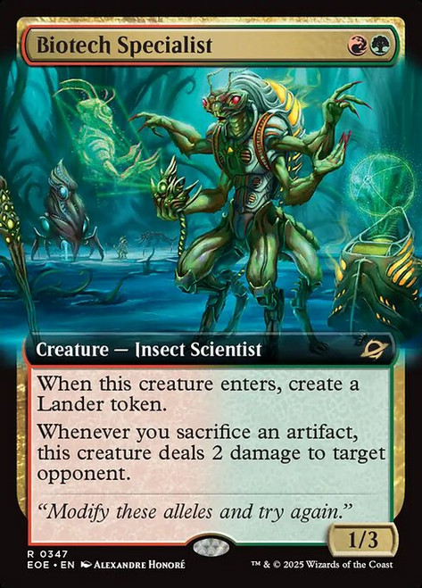 Biotech Specialist (Extended Art - 347) (EOE)