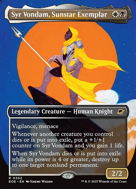 Syr Vondam, Sunstar Exemplar (302) (EOE)