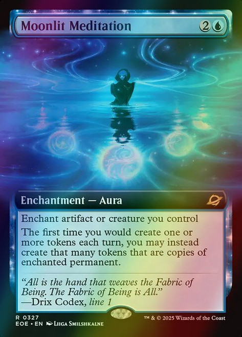 Moonlit Meditation (Extended Art - 327) (foil, EOE)