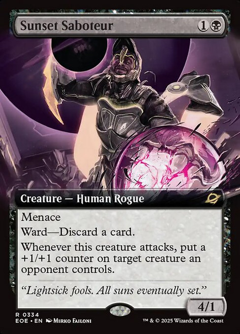 Sunset Saboteur (Extended Art - 334) (EOE)