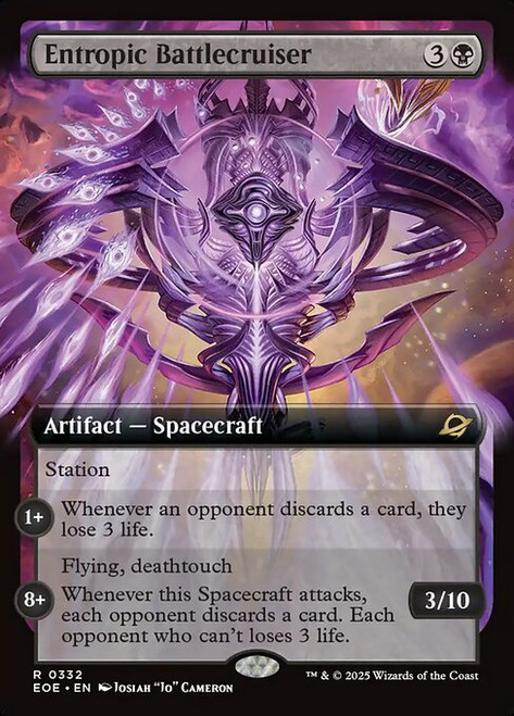 Entropic Battlecruiser (Extended Art - 332) (EOE)