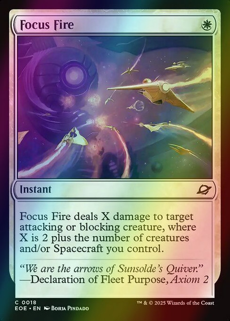 Focus Fire (18) (foil, EOE)