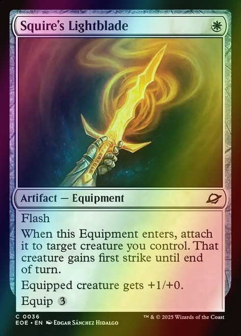 Squire's Lightblade (36) (foil, EOE)