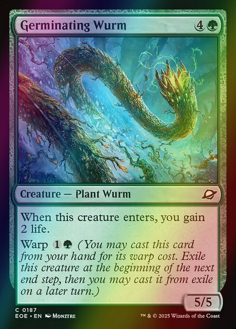 Germinating Wurm (187) (foil, EOE)