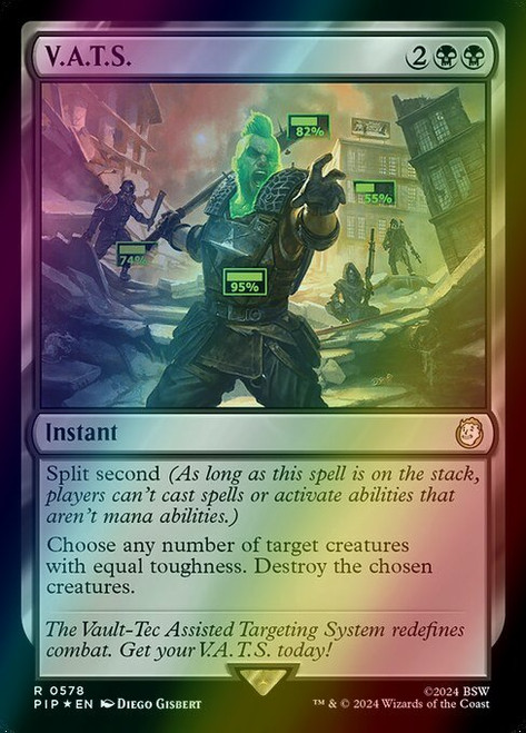 V.A.T.S. (Alternate Art - 578) (foil, PIP)