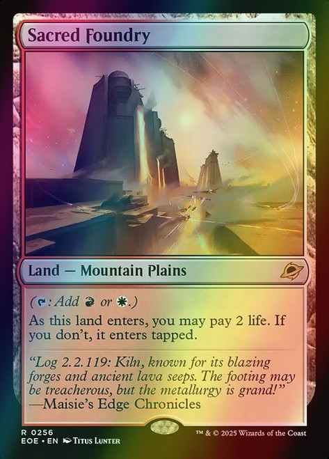 Sacred Foundry (256) (foil, EOE)