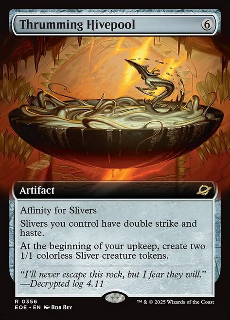 Thrumming Hivepool (Extended Art - 356) (EOE)