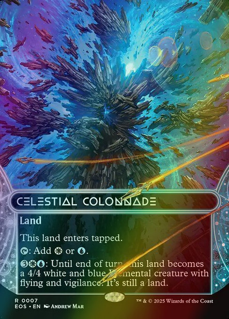 Celestial Colonnade (Borderless - 7) (foil, EOS)