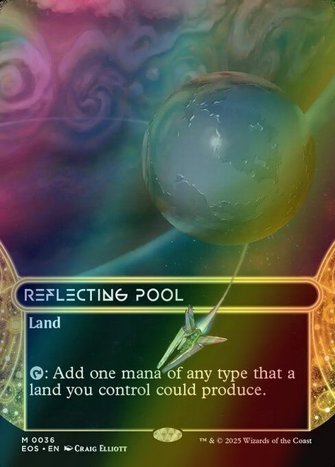 Reflecting Pool (Borderless - 36) (foil, EOS)