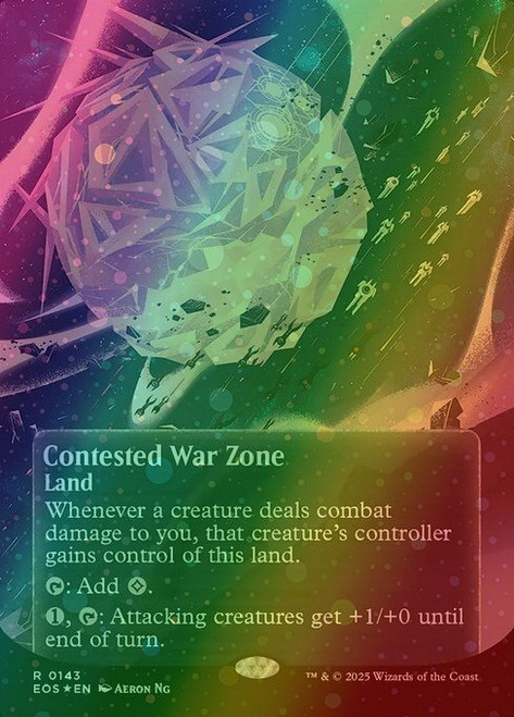 Contested War Zone (Galaxy Foil - 143) (galaxyfoil, EOS)