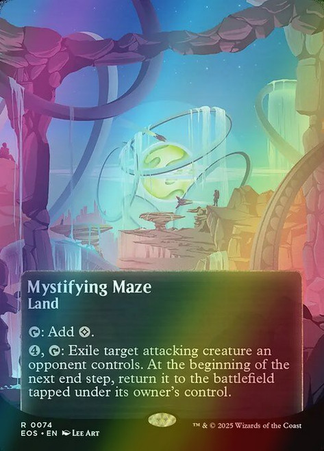 Mystifying Maze (Borderless - 74) (foil, EOS)