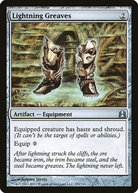 Lightning Greaves (253) (CMD)
