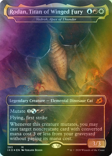 Vadrok, Apex of Thunder (Borderless - 383) (foil, IKO)