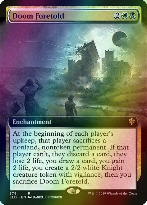 Doom Foretold (Extended Art - 378) (foil, ELD)