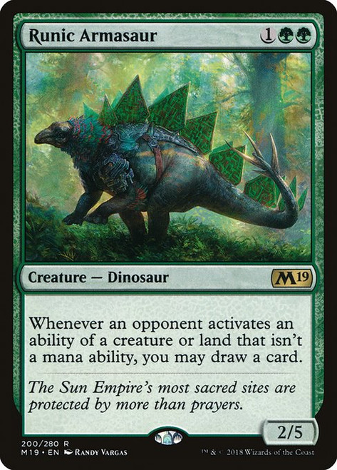 Runic Armasaur (200) (M19)