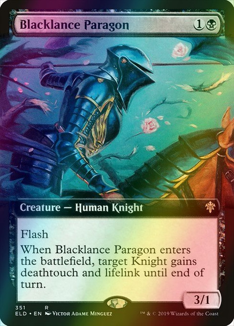 Blacklance Paragon (Extended Art - 351) (foil, ELD)