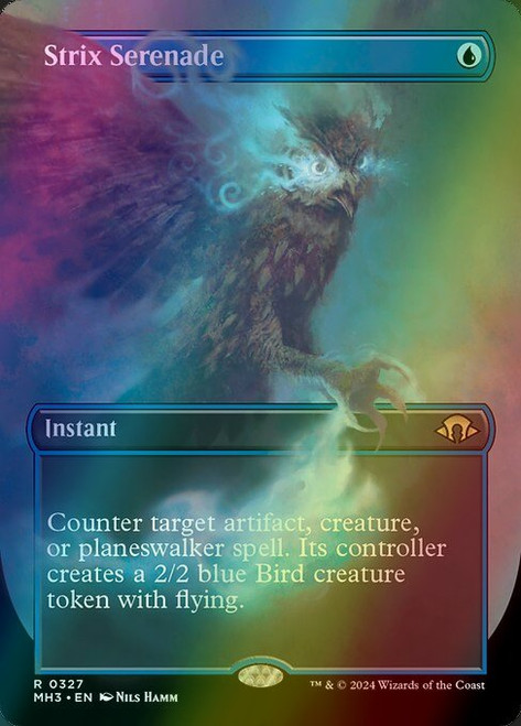 Strix Serenade (Borderless - 327) (foil, MH3)