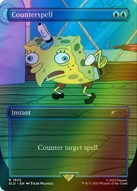 Counterspell (Borderless - 1933) (foil, SLD)