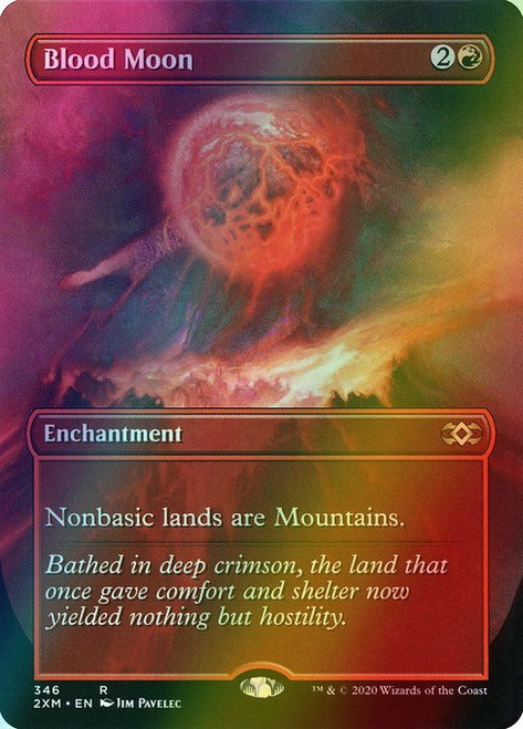 Blood Moon (Borderless - 346) (foil, 2XM)