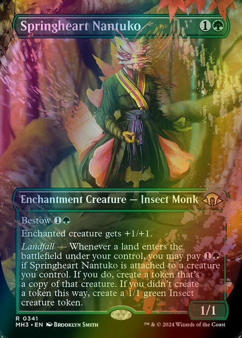 Springheart Nantuko (Borderless - 341) (foil, MH3)