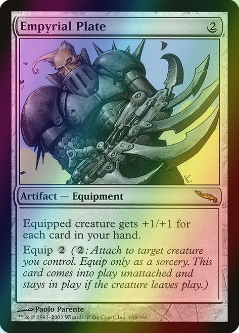 Empyrial Plate (168) (foil, MRD)