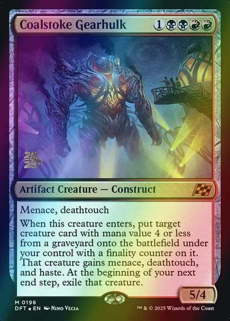 Coalstoke Gearhulk (Alternate Art - 198s) (foil, PDFT)