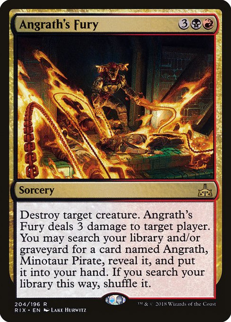 Angrath's Fury (204) (RIX) Angrath's Fury (204) (RIX)
