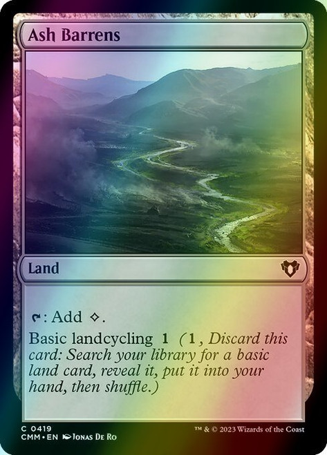 Ash Barrens (419) (foil, CMM)