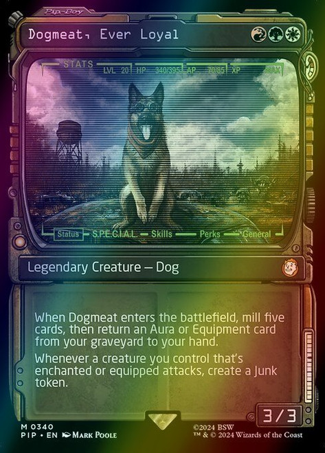 Dogmeat, Ever Loyal (Showcase - 340) (foil, PIP)