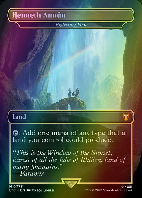 Reflecting Pool (Borderless - 373) (foil, LTC)
