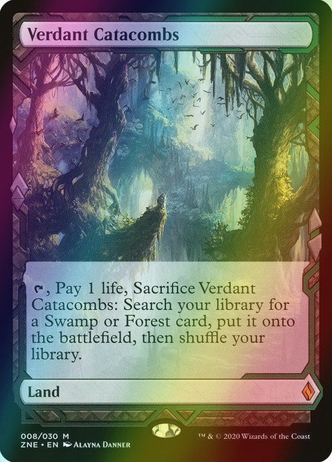 Verdant Catacombs (8) (foil, ZNE)