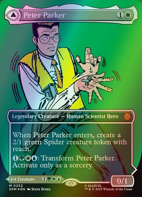 Peter Parker // Amazing Spider-Man (Showcase - 232) (foil, SPM)