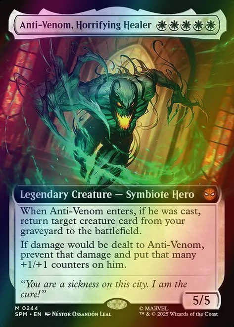 Anti-Venom, Horrifying Healer (Extended Art - 244) (foil, SPM)