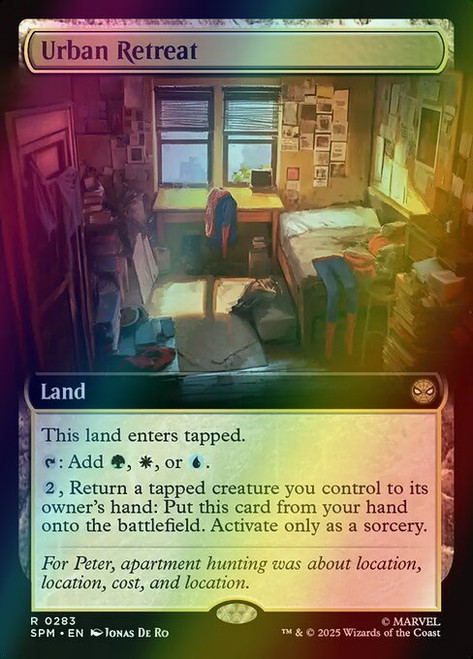 Urban Retreat (Extended Art - 283) (foil, SPM) Urban Retreat (Extended Art - 283) (foil, SPM)